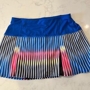 Lucky in love neon lights tennis skirt nwot